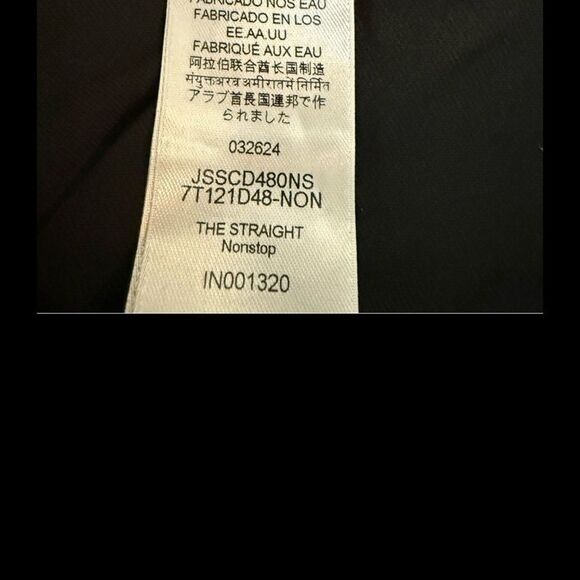 7 For All Mankind The Straight Classic Dark Blue Jeans Los Angeles Men’s Size 34 - Picture 10 of 12